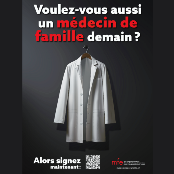 Pétition Mfe: former davantage de médecins de famille et de l'enfance pour garantir les soins de base de demain!